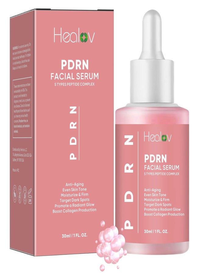 هيلوڤ سيروم PDRN - سيروم ببتيد مجدد للوجه مع حمض نووي من سمك السلمون - عناية كورية بالبشرة لمكافحة الشيخوخة، والترطيب، وتعزيز الكولاجين، وإصلاح حاجز البشرة - عناية يومية لتفتيح البشرة، والتخلص من البقع الداكنة، وتوحيد لون البشرة - Image 1